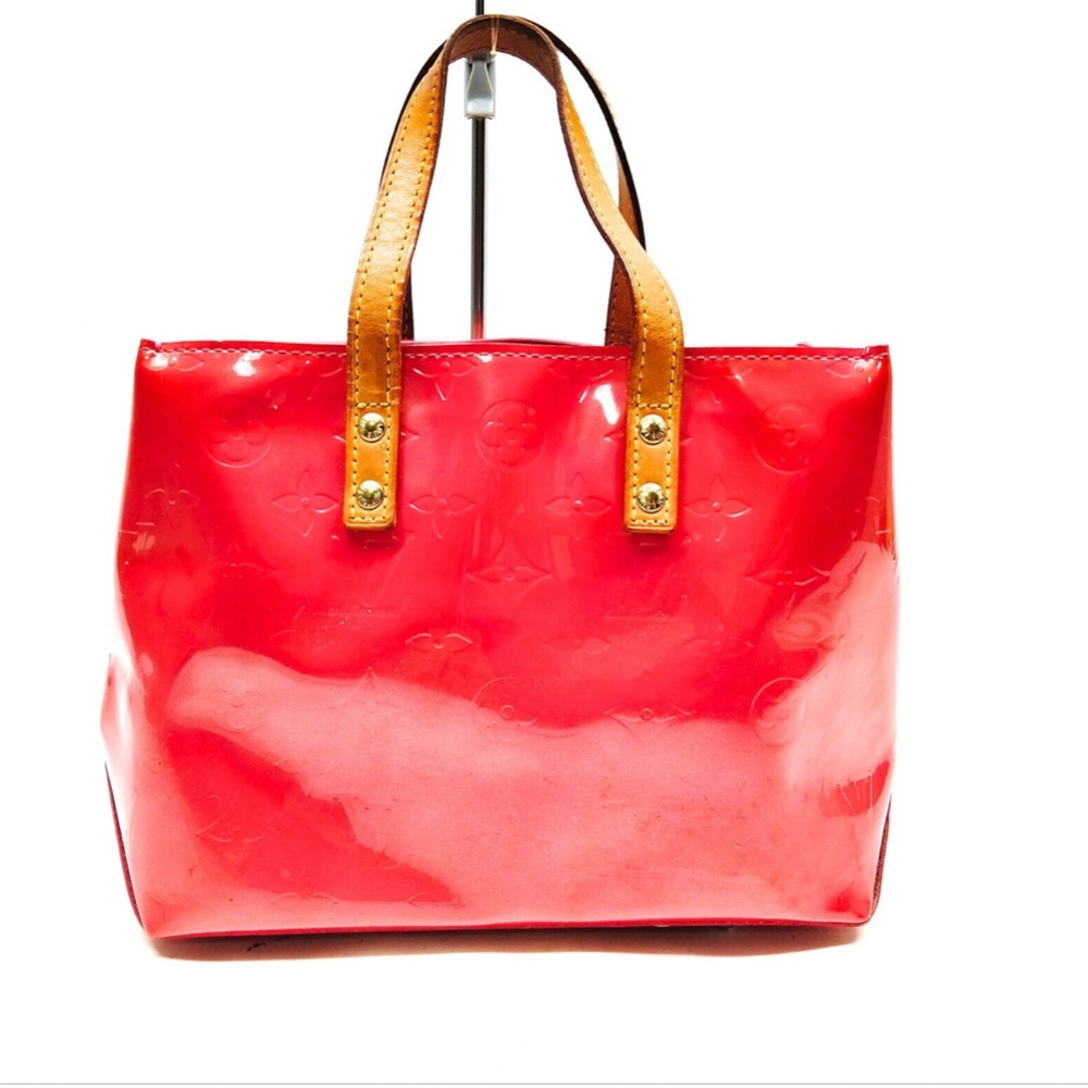 Louis Vuitton Reade PM Red Vernis Tote